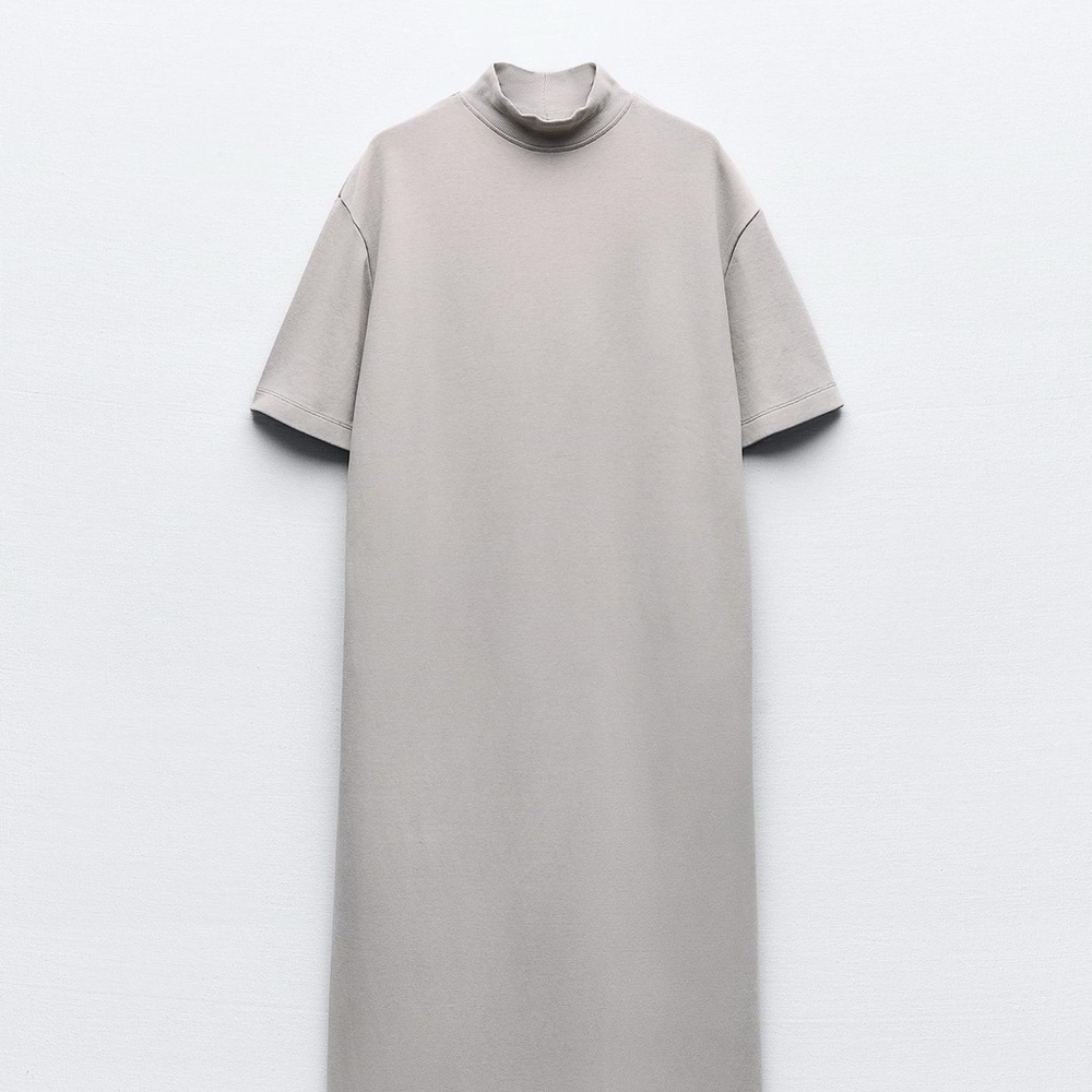 Zara Gray Midi Dress
